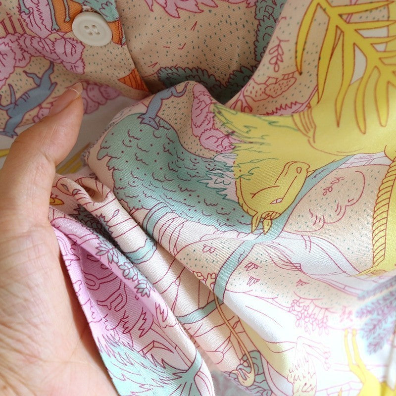 ชุดนอน Muslin Pajamas Organic bamboo รุ่น (A460 A461)