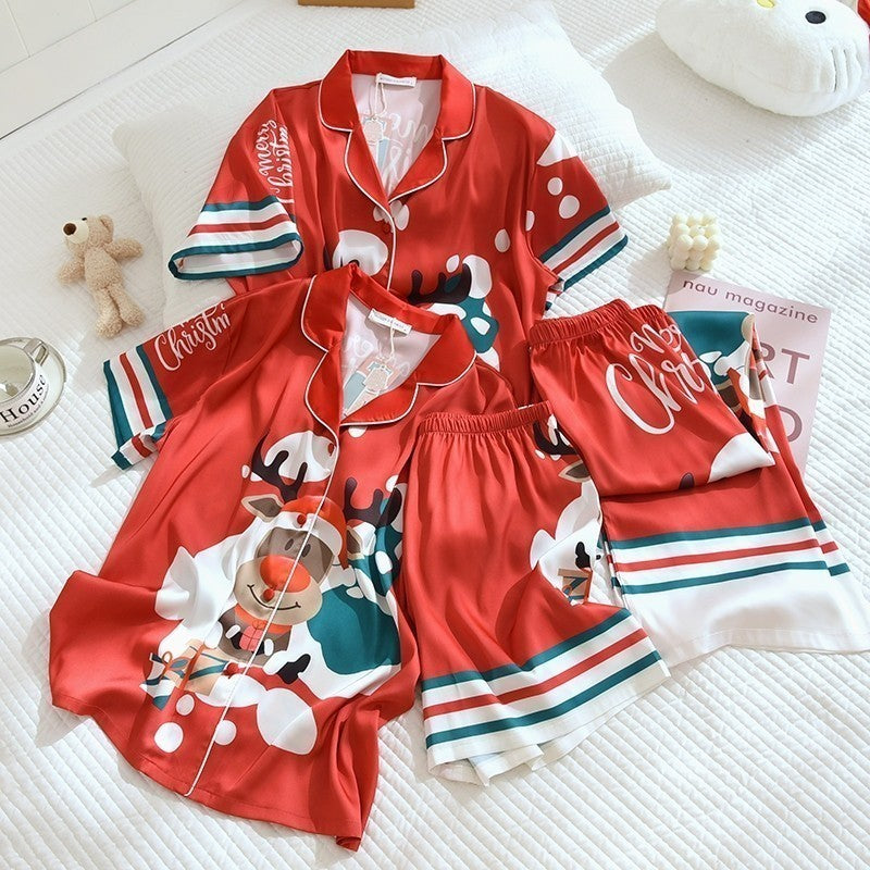 ชุดนอน Muslin Pajamas Silk Satin รุ่น (N2114 T2114 P2114 M2114)