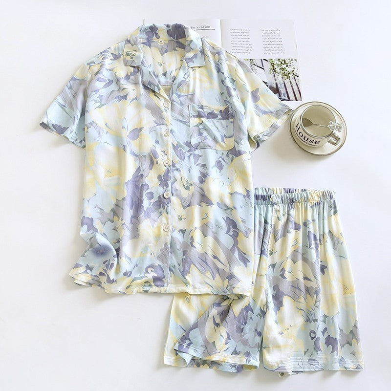 ชุดนอน Muslin Pajamas Organic bamboo รุ่น (A450 A451 A452 A453)|ชุดนอนผู้หญิง
