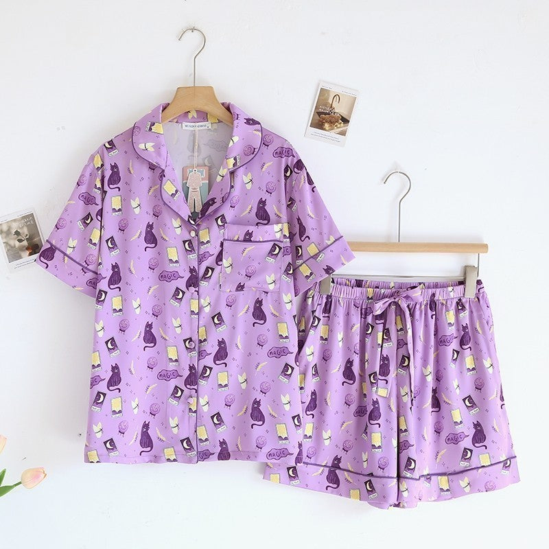 ชุดนอน Muslin Pajamas Silk Satin (N3179 T3179 L3179 K3179)