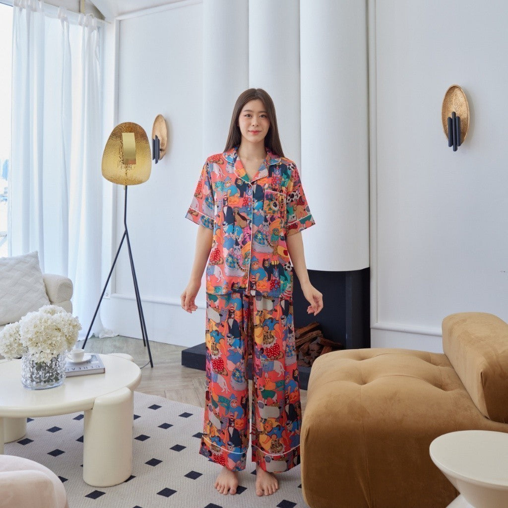 ชุดนอน Muslin Pajamas Collection Muslin Pet รุ่น (N1202 T1202 L1202 P1202)