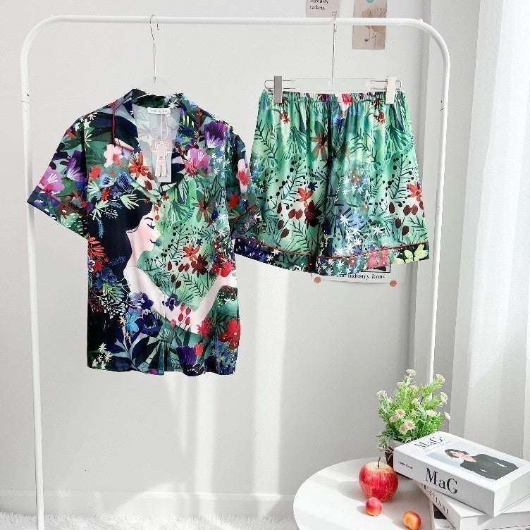 ชุดนอน Muslin Pajamas Silk Satin( รุ่น N2007 T2007 L2007 )