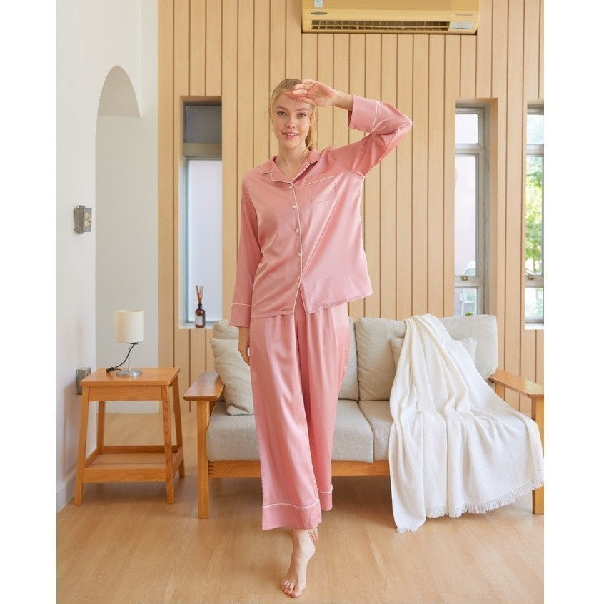 ชุดนอน Muslin Pajamas Silk Satin ( L930 P930 T930 )