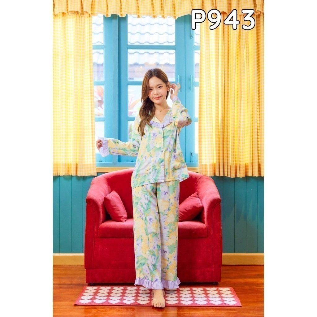 ชุดนอน Muslin Pajamas Organic bamboo ( P943 )