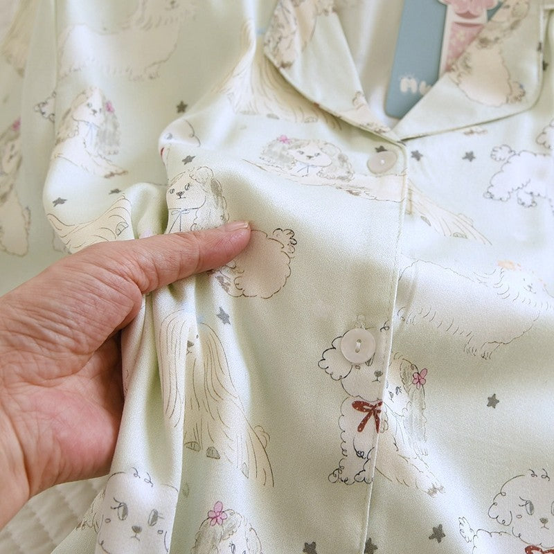 ชุดนอน Muslin Pajamas Organic bamboo รุ่น Cozy Woof (A1020 B1020 E1020)|ชุดนอนผู้หญิง