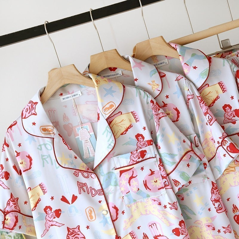 ชุดนอน Muslin Pajamas Silk Satin (N3167 T3167 P3167)