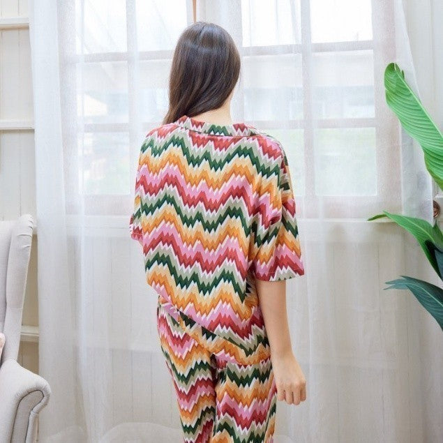 ชุดนอน Muslin Pajamas Organic bamboo ( G428 G429 )