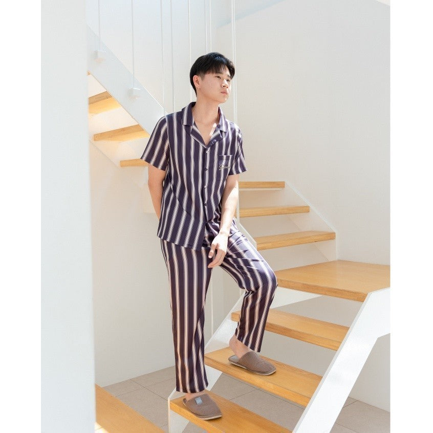 ชุดนอน Muslin Pajamas Silk Satin ( Y80 Y83 )