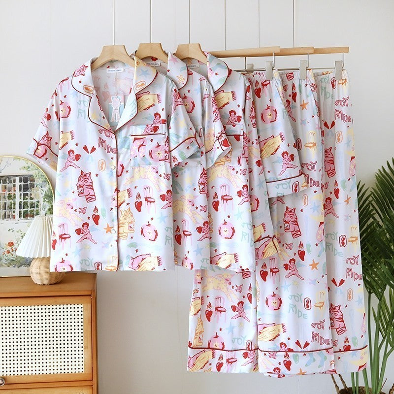 ชุดนอน Muslin Pajamas Silk Satin (N3167 T3167 P3167)