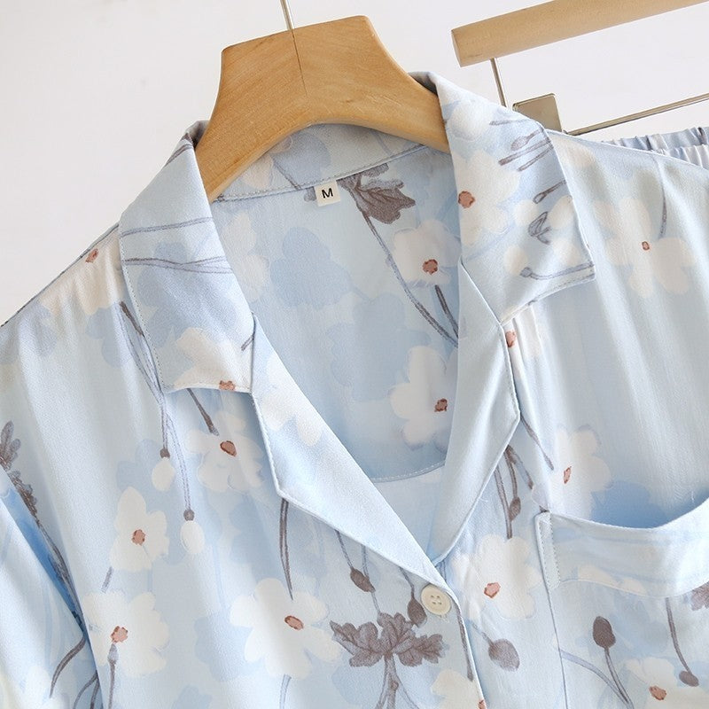 ชุดนอน Muslin Pajamas Organic bamboo รุ่น (A450 A451 A452 A453)|ชุดนอนผู้หญิง