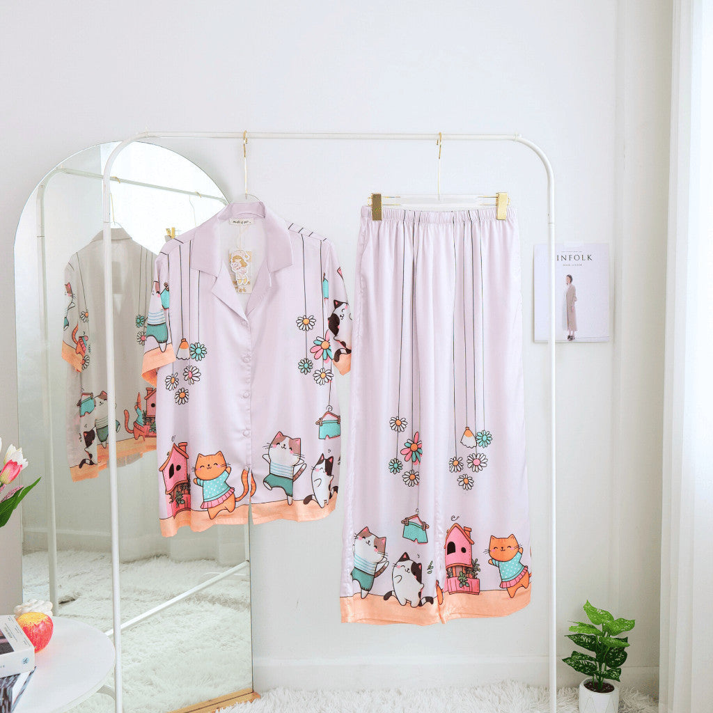 ชุดนอน Muslin Pajamas Collection Muslin Pet (N5061 T5061)