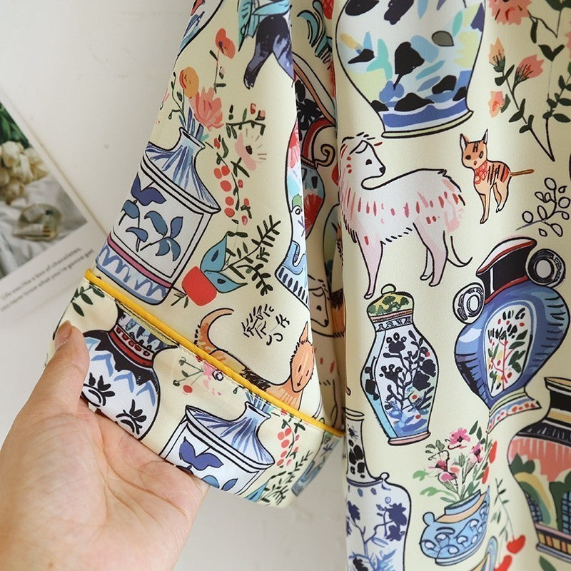 ชุดนอน Muslin Pajamas Collection Muslin Pet (N3143 T3143 N3144 T3144)