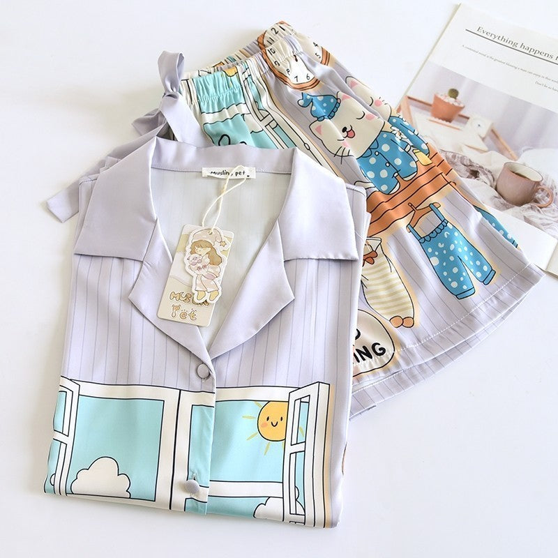 ชุดนอน Muslin Pajamas Collection Muslin Pet (N3170 T3170 L3170 P3170)