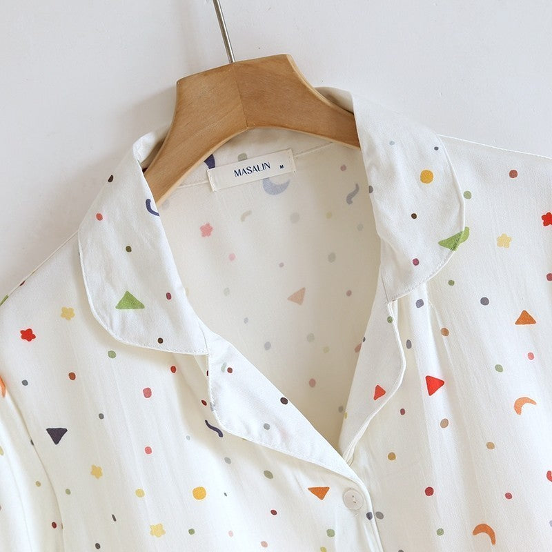 ชุดนอน Muslin Pajamas Organic bamboo รุ่น (A1015 B1015 E1015)