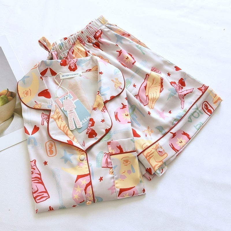 ชุดนอน Muslin Pajamas Silk Satin (N3167 T3167 P3167)