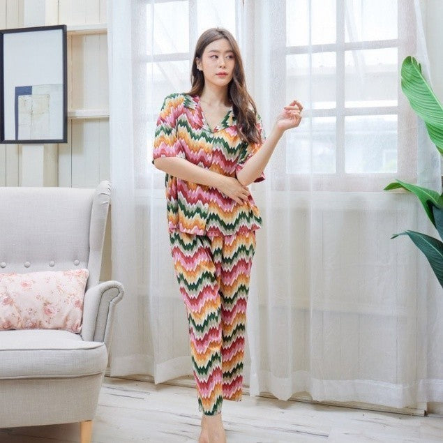 ชุดนอน Muslin Pajamas Organic bamboo ( G428 G429 )