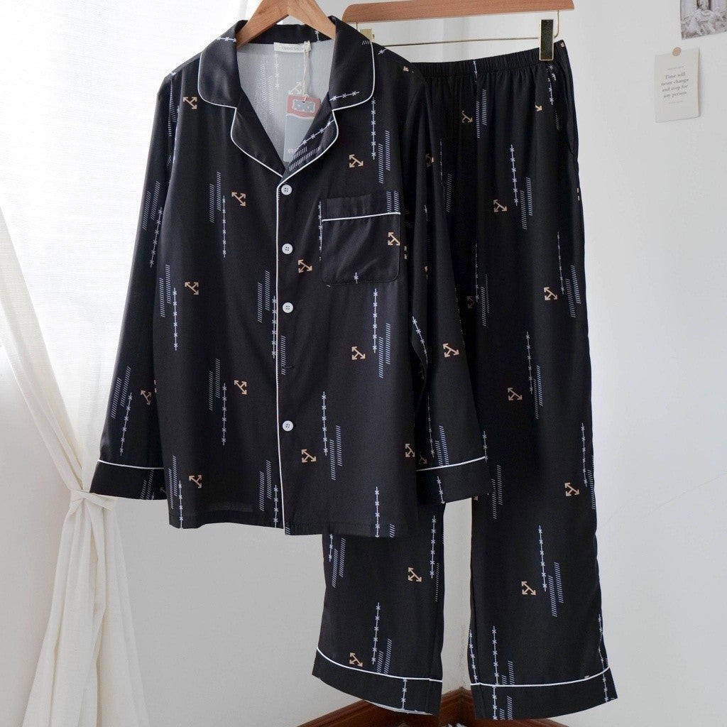 ชุดนอน Muslin Pajamas Silk jacquard ( Y105 Y106 Y107 Y108 )