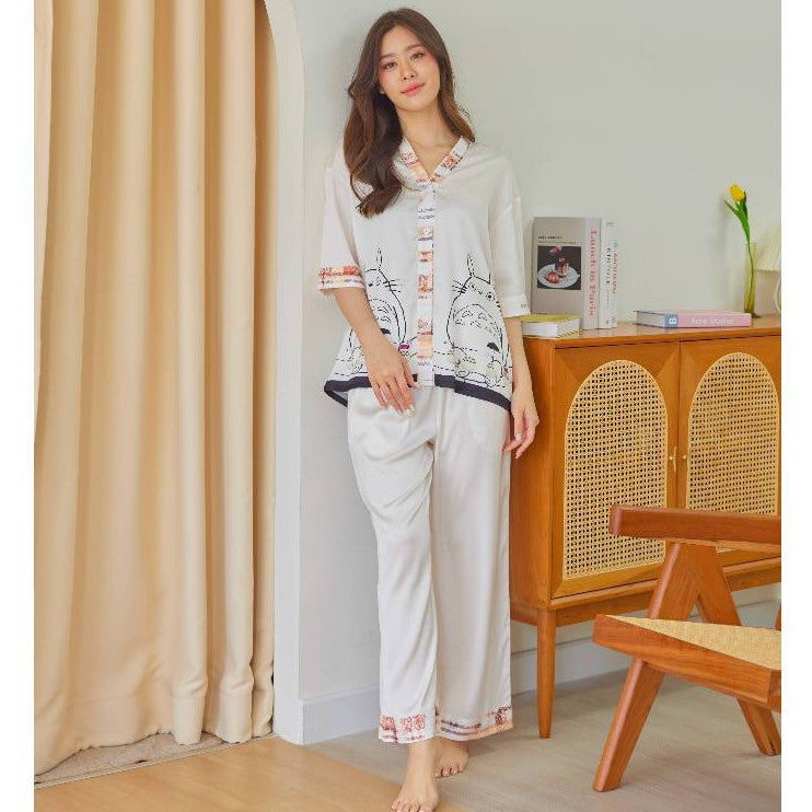 ชุดนอน Muslin Pajamas Silk Satin รุ่น (T935 L935 P935)