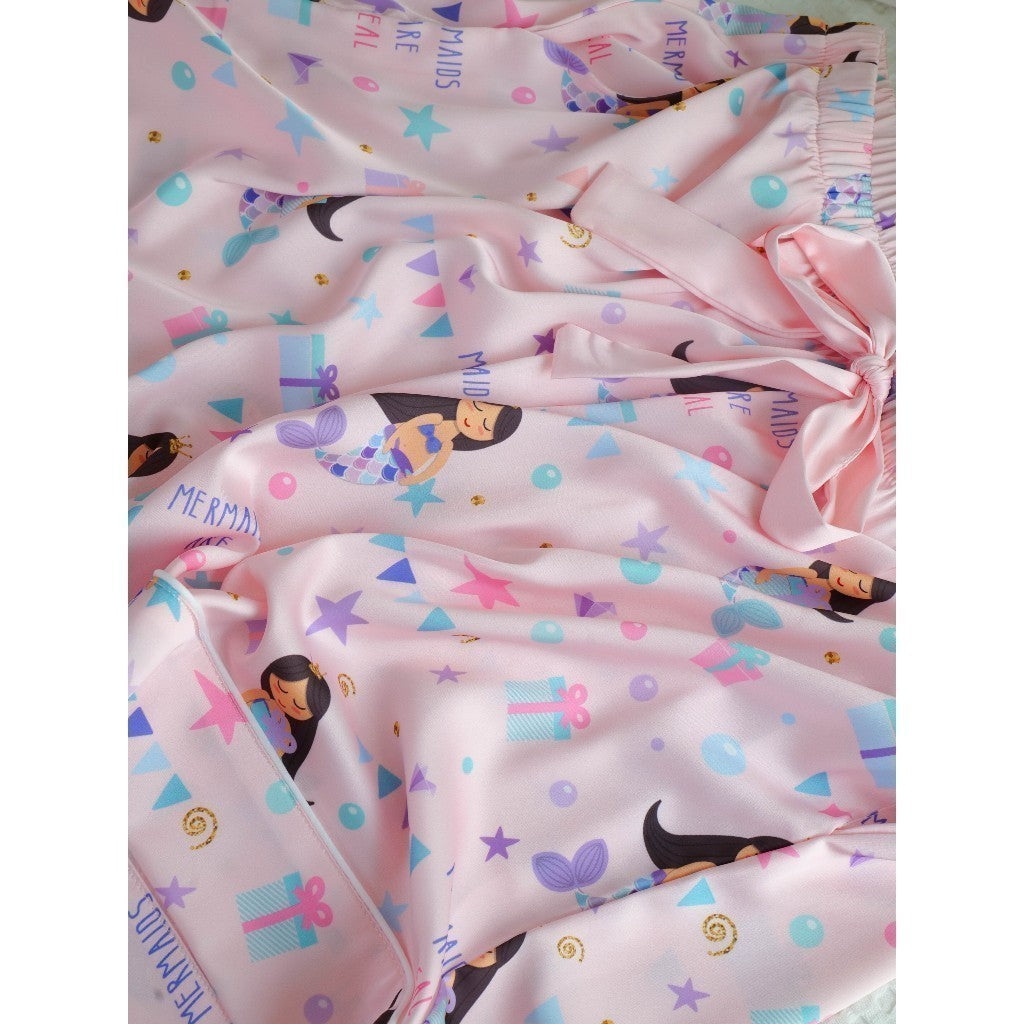 ชุดนอน Muslin Pajamas Collection Muslin Pet Real Mermaids (M3060)