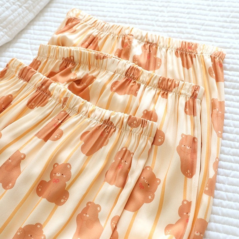 ชุดนอน Muslin Pajamas Organic bamboo รุ่นAmber Bears(A1032 B1032 E1032)|ชุดนอนมีบรา,ชุดนอนผู้หญิง