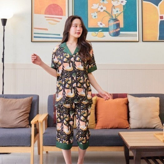 ชุดนอน Muslin Pajamas Collection Muslin Pet รุ่นSwan Jade(N1098 T1098 P1098 L1098)|ชุดนอนผู้หญิง