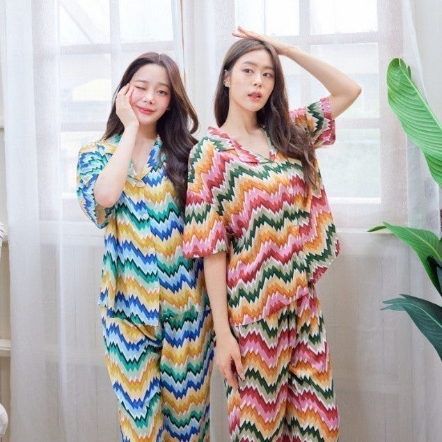 ชุดนอน Muslin Pajamas Organic bamboo ( G428 G429 )