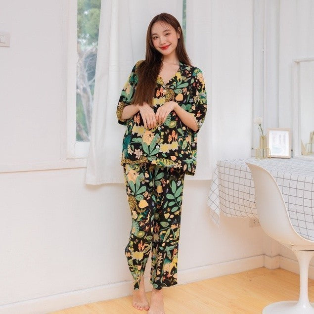 ชุดนอน Muslin Pajamas Organic Bamboo (G330 G331 G332 G333 A330 A331 A332 A333)