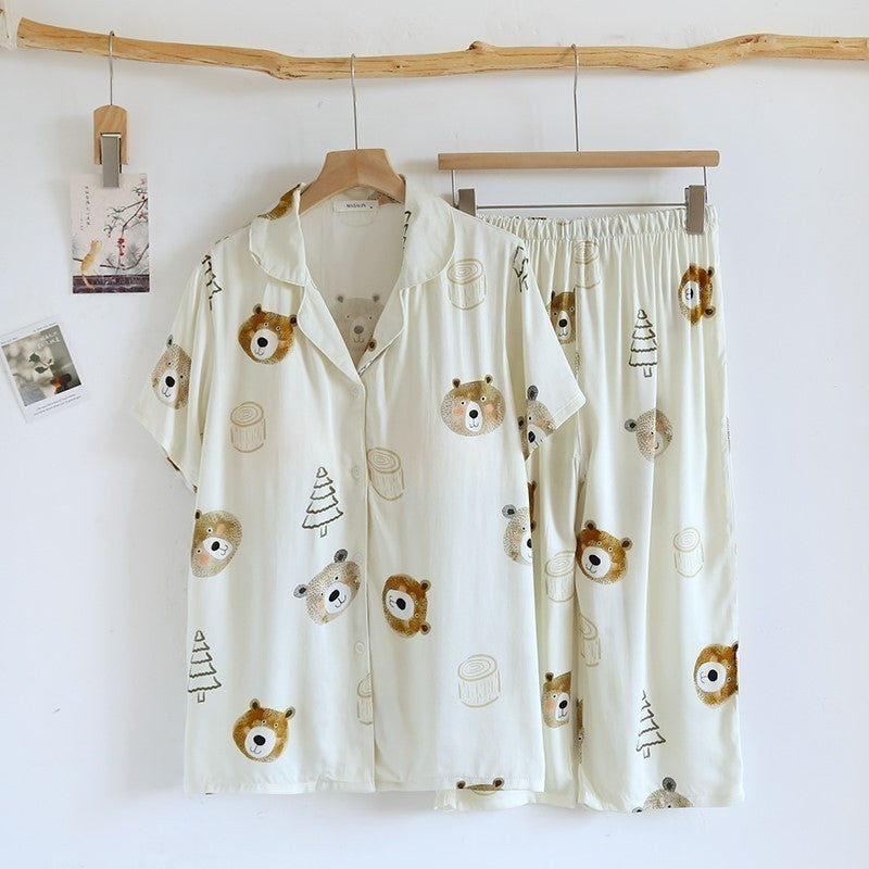 ชุดนอน Muslin Pajamas Organic bamboo (A1007 B1007 E1007)