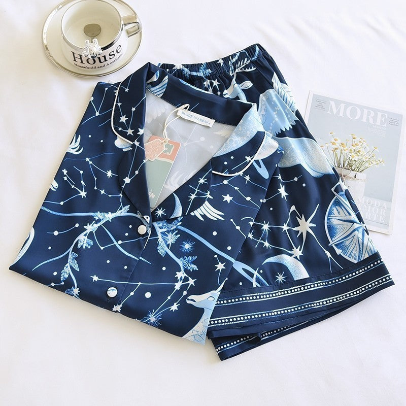 ชุดนอน Muslin Pajamas Silk Satin (W2081 V2081 L2081)