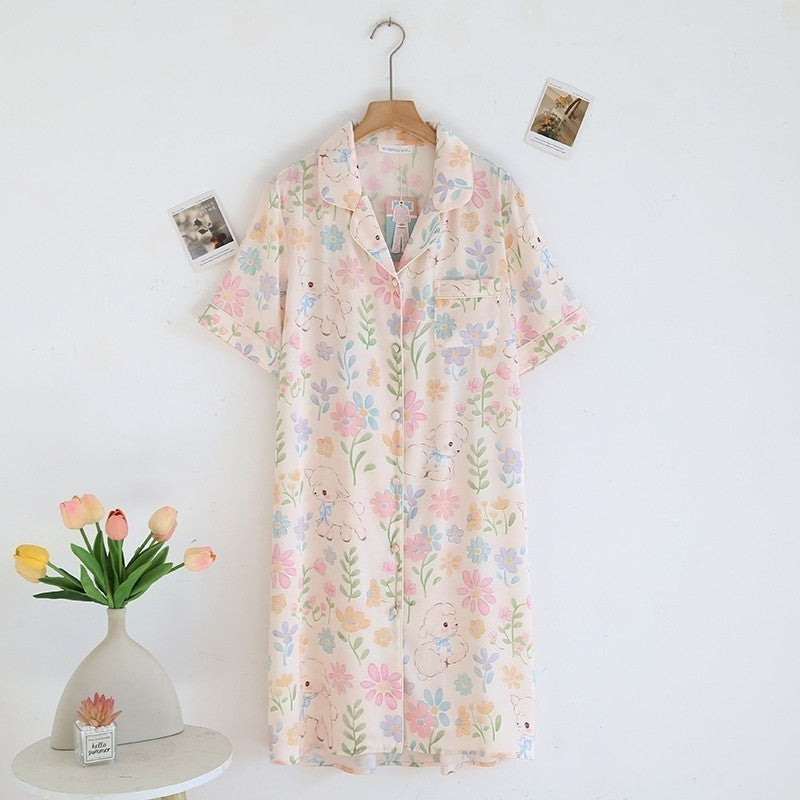 ชุดนอน Muslin Pajamas Collection Muslin Pet (N5042 T5042 L5042 K5042)