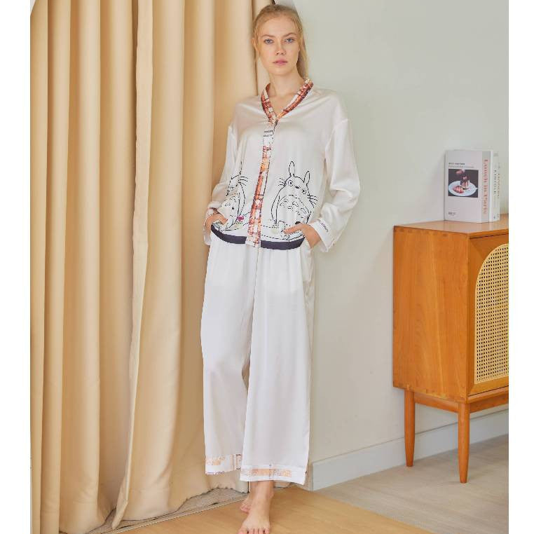 ชุดนอน Muslin Pajamas Silk Satin รุ่น (T935 L935 P935)