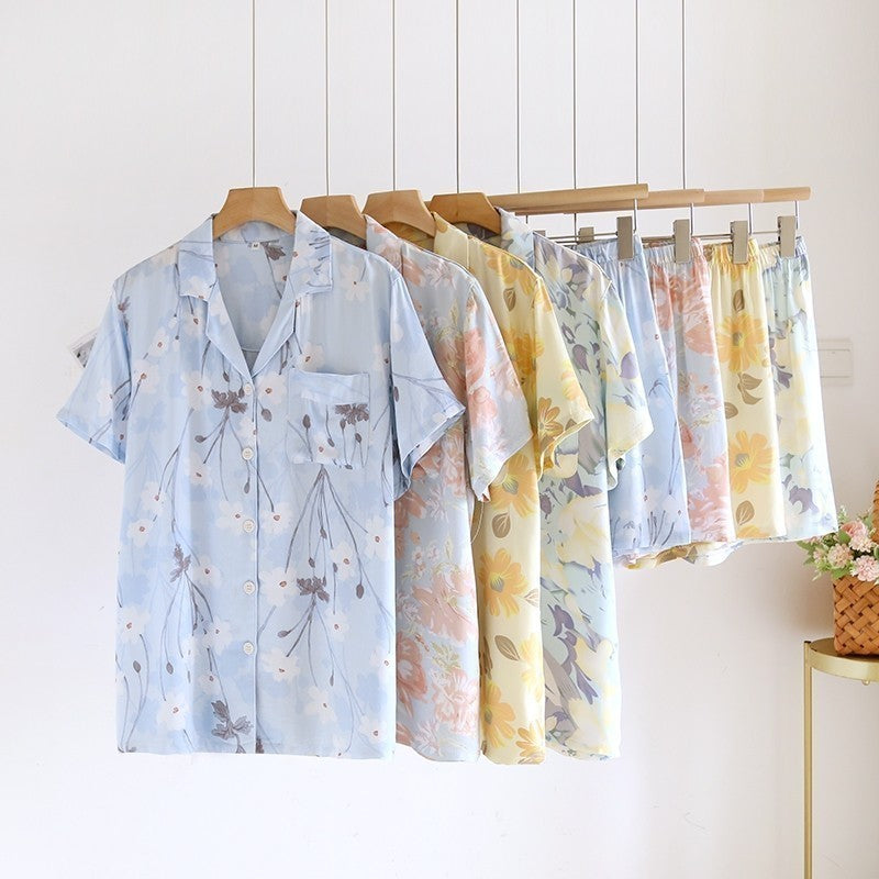 ชุดนอน Muslin Pajamas Organic bamboo รุ่น (A450 A451 A452 A453)|ชุดนอนผู้หญิง