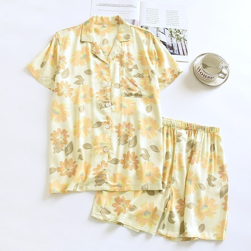 ชุดนอน Muslin Pajamas Organic bamboo รุ่น (A450 A451 A452 A453)|ชุดนอนผู้หญิง