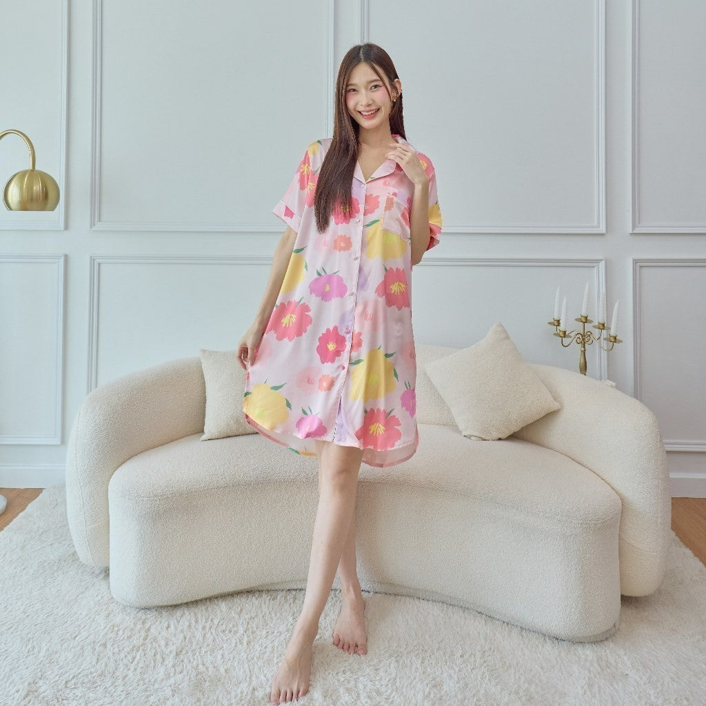 ชุดนอน Muslin Pajamas Collection Muslin Pet (รุ่น Spring Foral N3064 L3064 T3064 K3064)