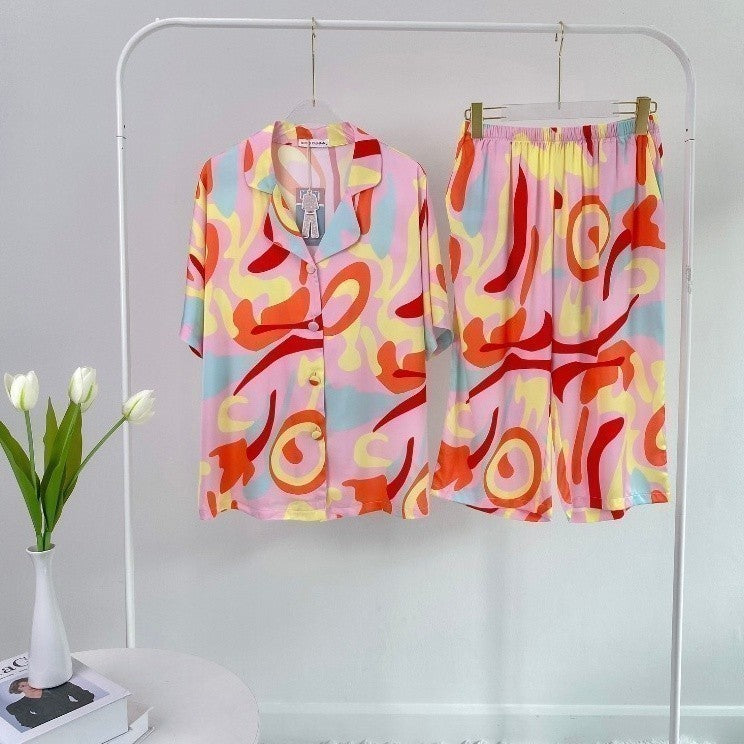 ชุดนอน Muslin Pajamas Silk Satin( รุ่น N1235 T1235 L1235)