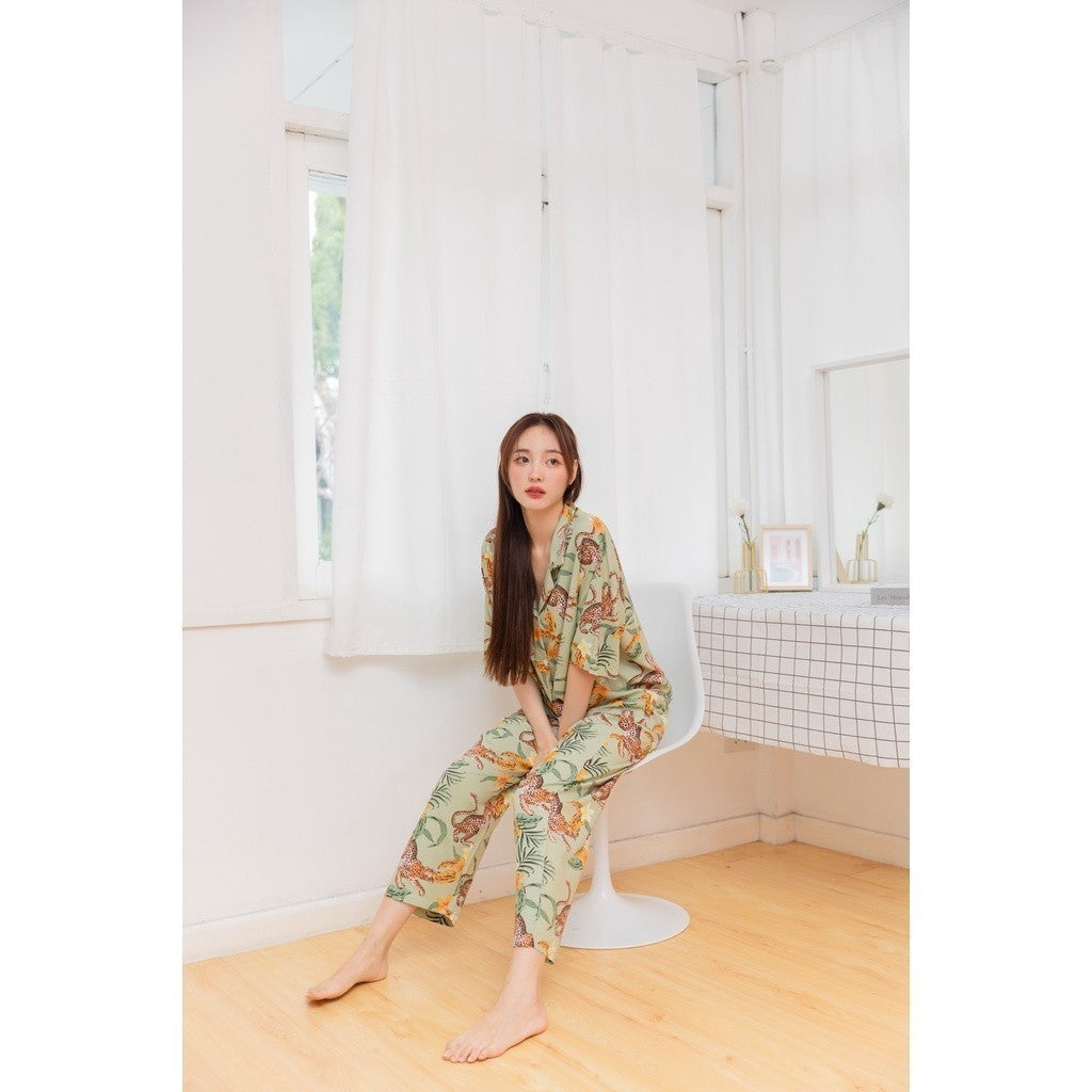 ชุดนอน Muslin Pajamas Organic Bamboo (G330 G331 G332 G333 A330 A331 A332 A333)