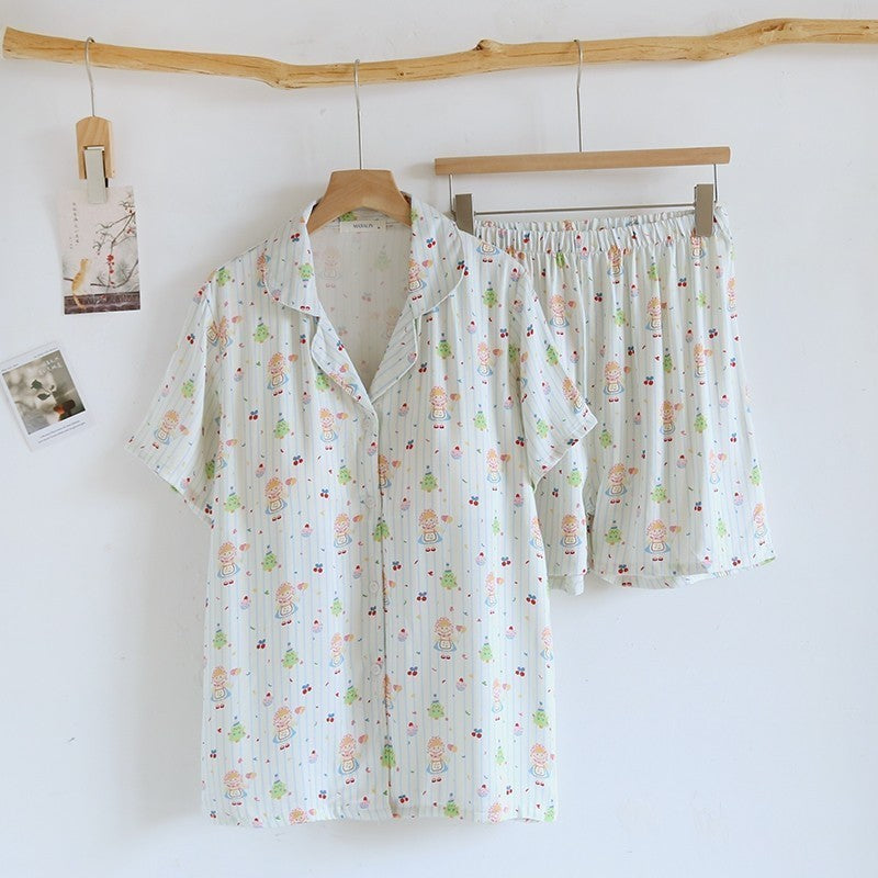 ชุดนอน Muslin Pajamas Organic bamboo รุ่น Forest Fairy (A1003 B1003 E1003)|ชุดนอนมีบรา,ชุดนอนผู้หญิง