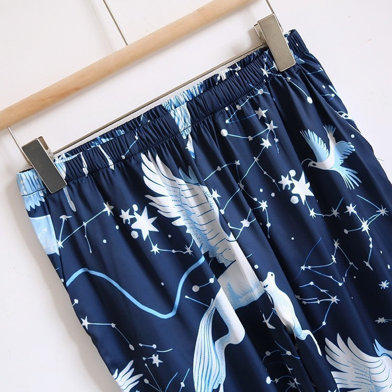 ชุดนอน Muslin Pajamas Silk Satin (W2081 V2081 L2081)