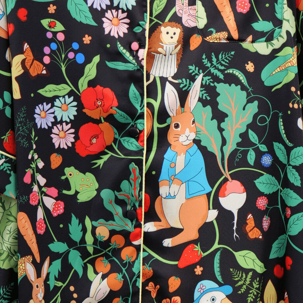 ชุดนอน Muslin Pajamas Silk Satin (W2084 V2084 L2084)