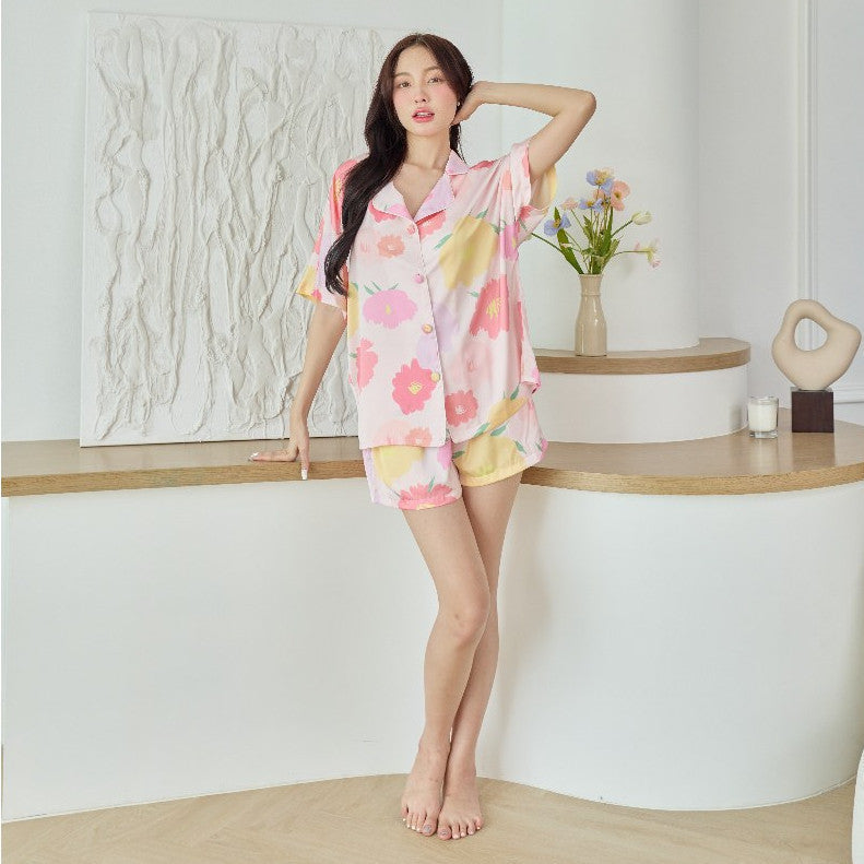 ชุดนอน Muslin Pajamas Collection Muslin Pet (รุ่น Spring Foral N3064 L3064 T3064 K3064)