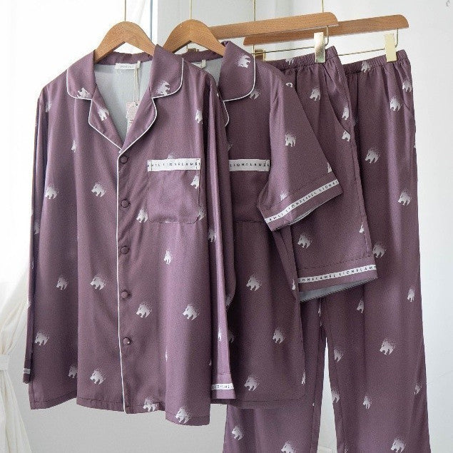 ชุดนอน Muslin Pajamas Silk jacquard ( Y109 Y110 Y111 Y112 )