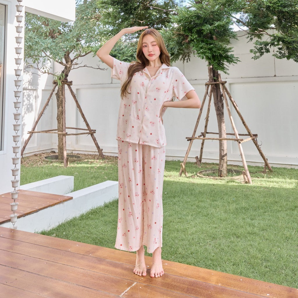 ชุดนอน Muslin Pajamas Organic bamboo (A1010 B1010 E1010)