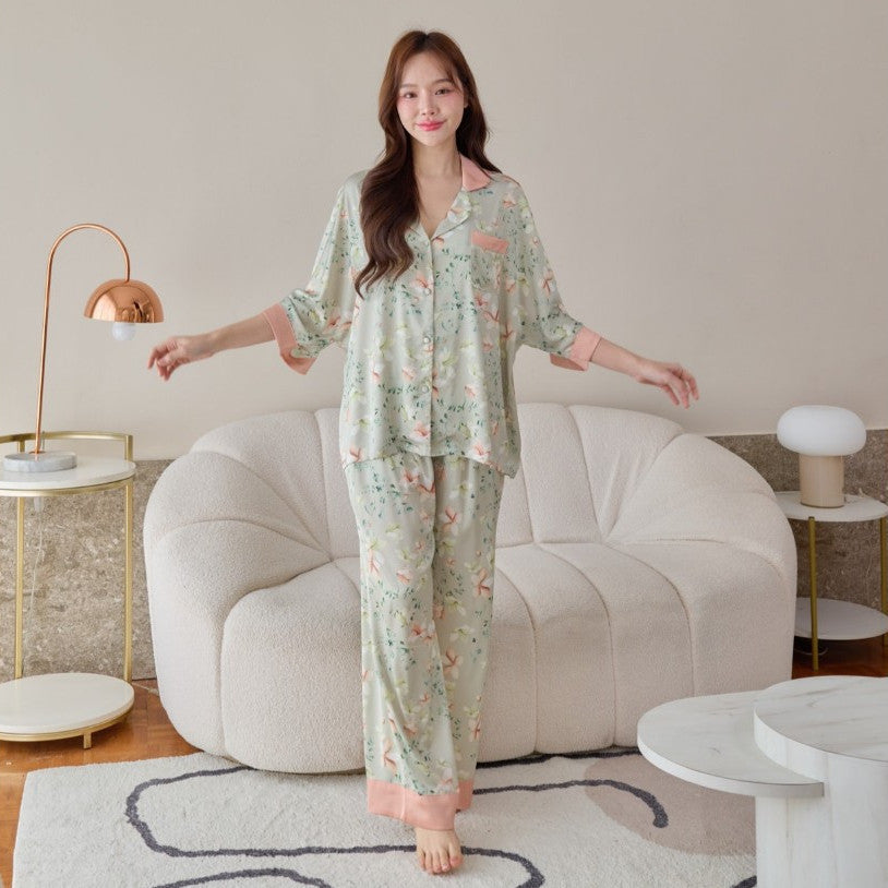 ชุดนอน Muslin Pajamas Collection Muslin Pet (N3114 V3114 T3114 P3114 K3114 L3114)