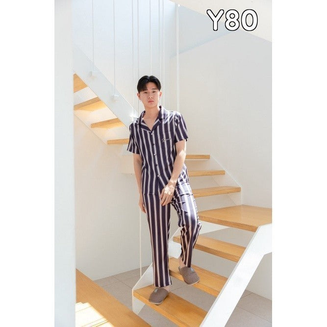 ชุดนอน Muslin Pajamas Silk Satin ( Y80 Y83 )