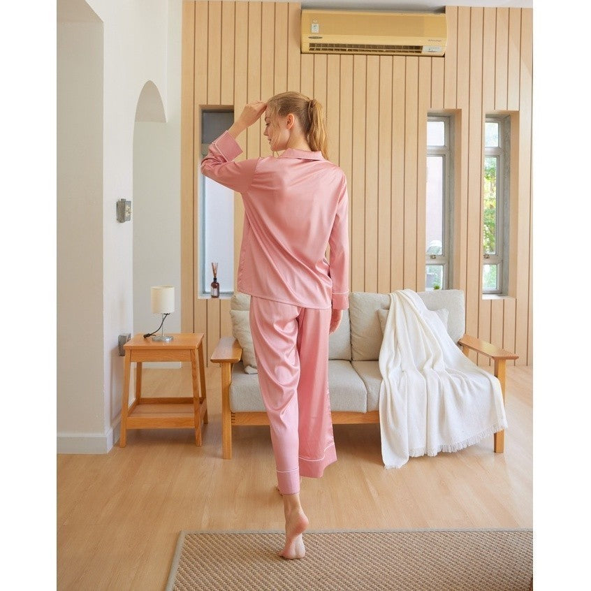 ชุดนอน Muslin Pajamas Silk Satin ( L930 P930 T930 )