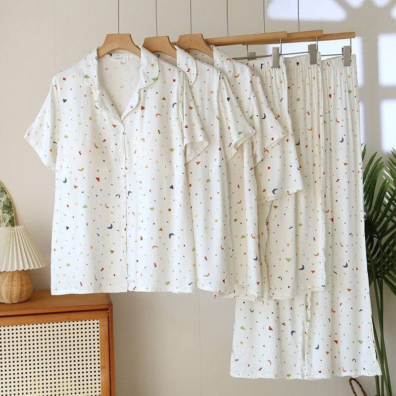 ชุดนอน Muslin Pajamas Organic bamboo รุ่น (A1015 B1015 E1015)