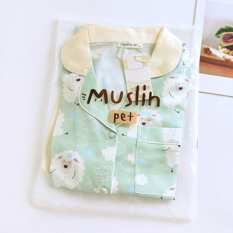 ชุดนอน Muslin Pajamas Collection Muslin Pet (N3133 T3133)