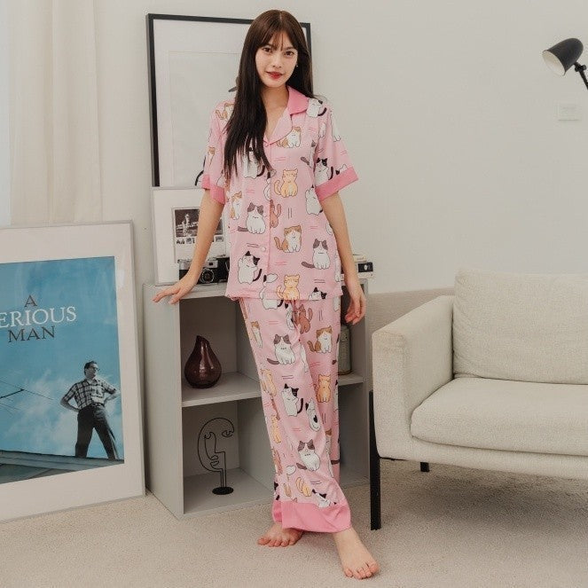 ชุดนอน Muslin Pajamas Collection Muslin Pet Silk Satin ( N1 N2 N3 N5 T1 T2 T3 T5 )