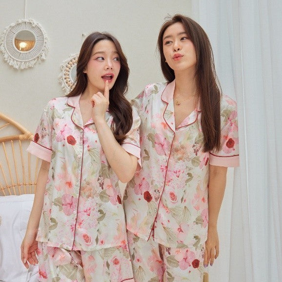 ชุดนอน Muslin Pajamas Silk Satin ( K1146 N1146 T1146 )