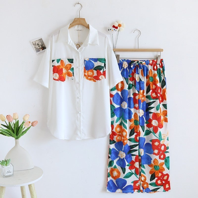 ชุดนอน Muslin Pajamas Silk Satin (T1081 T3224 T3230)